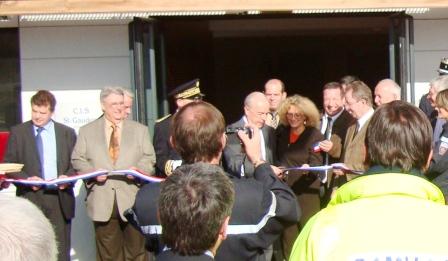 Lundi 16 novembre 2009, Inauguration du Centre Incendie Secours d'Estancarbon